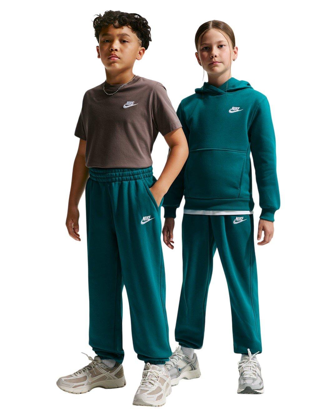 Nike Big Kids' Sportswear Club Fleece Loose Sweatpants - Teal - TEAL
